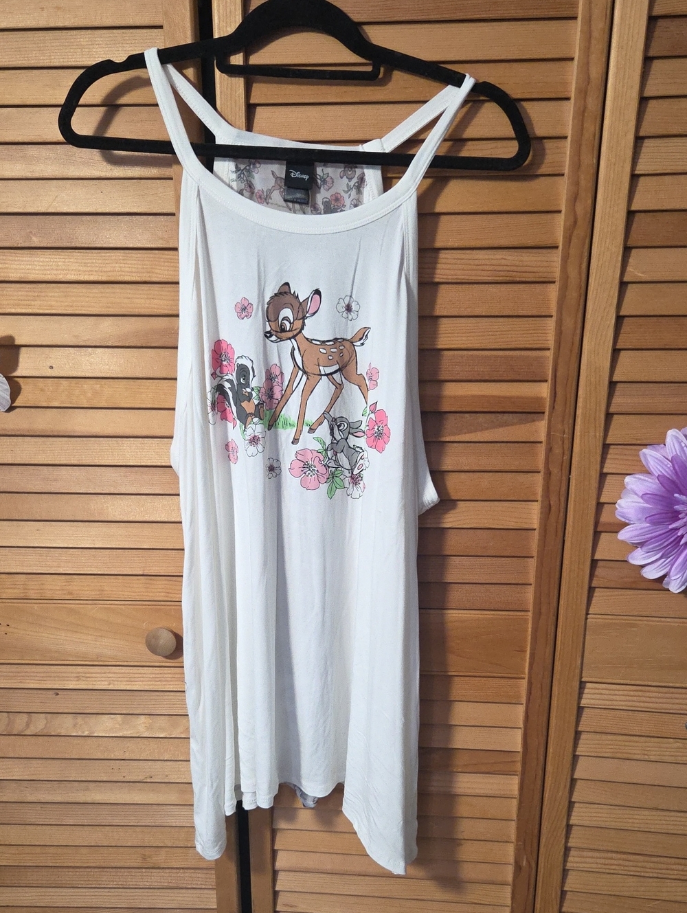 NWT Hot Topic Dusney White Bambi Graphic Tank Top